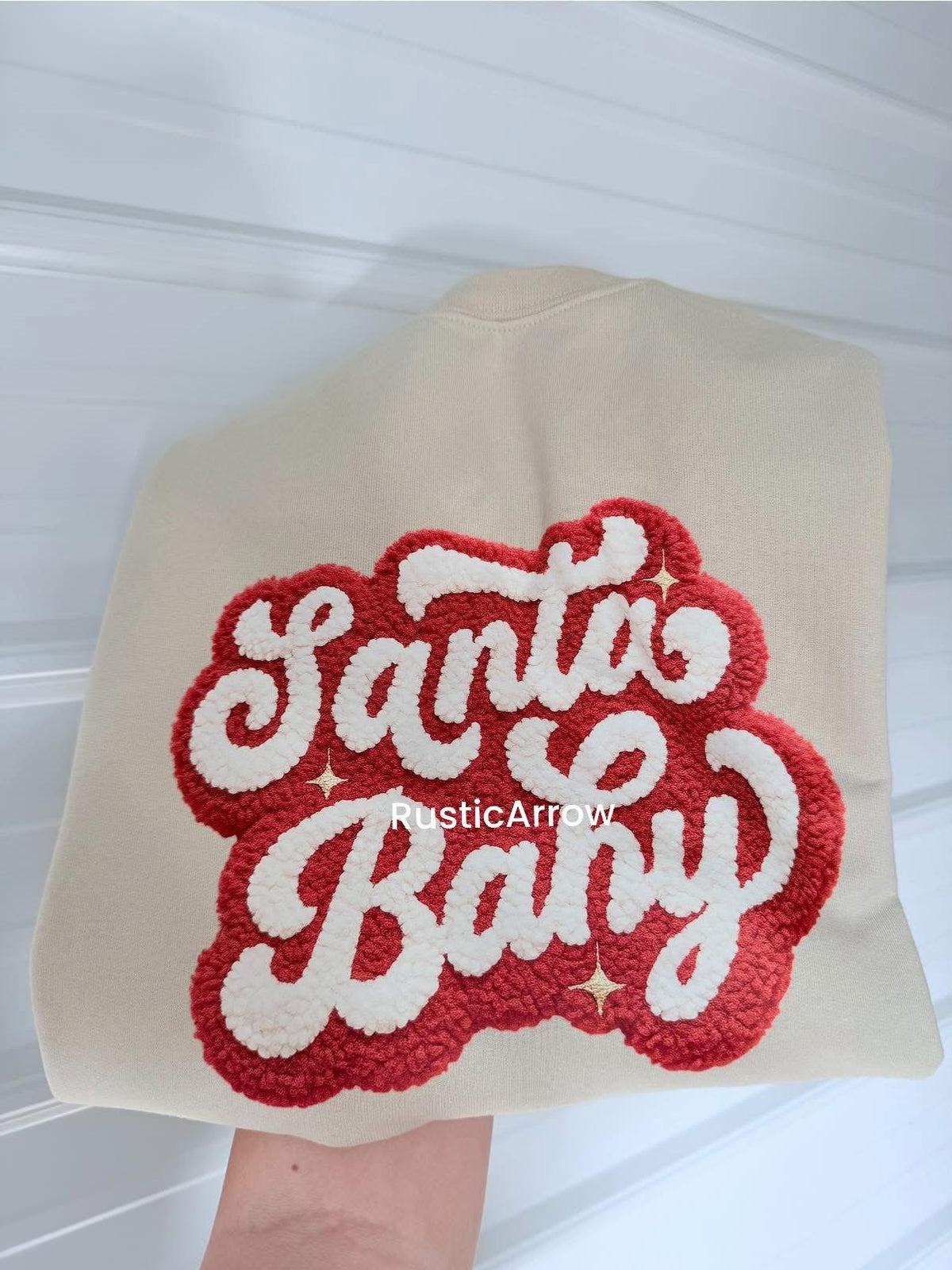 Faux Santa baby
