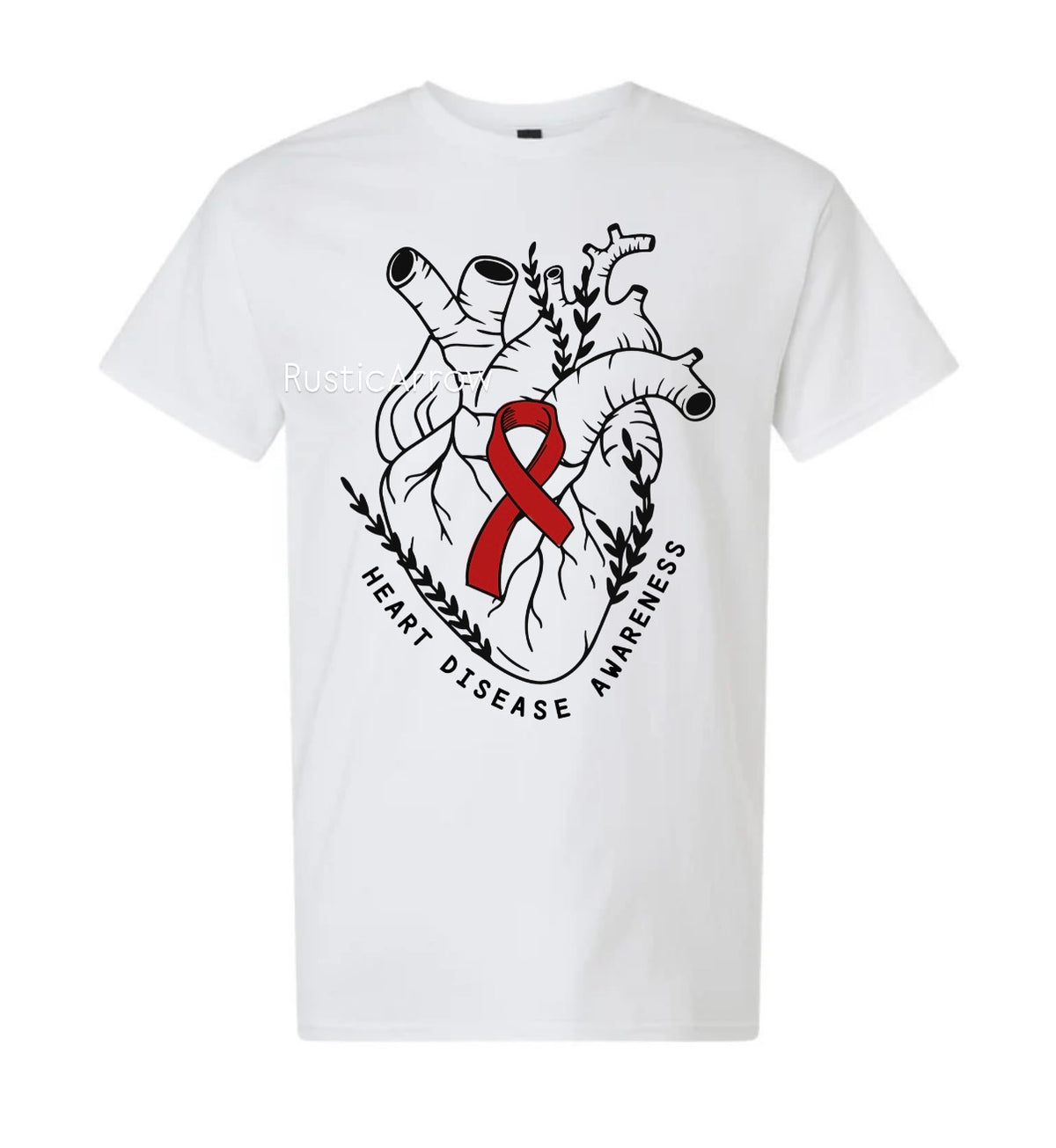 Heart disease awareness tshirt