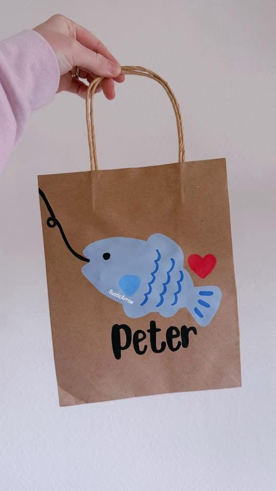 Hand painted bags