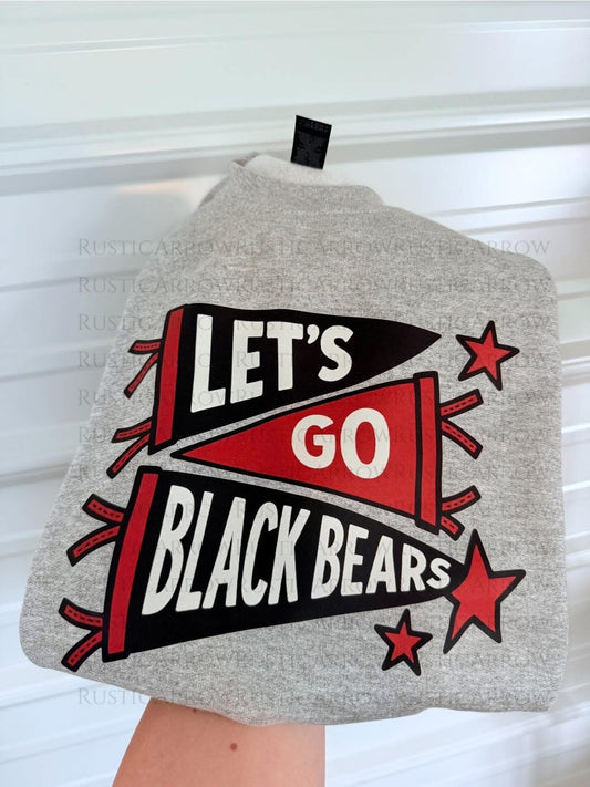 Let’s go Black Bears design