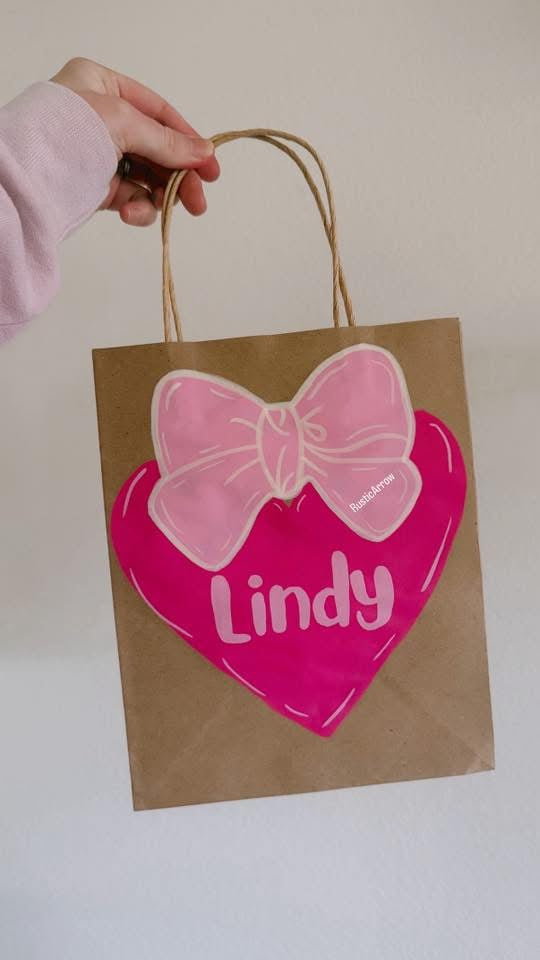 Hand painted bags