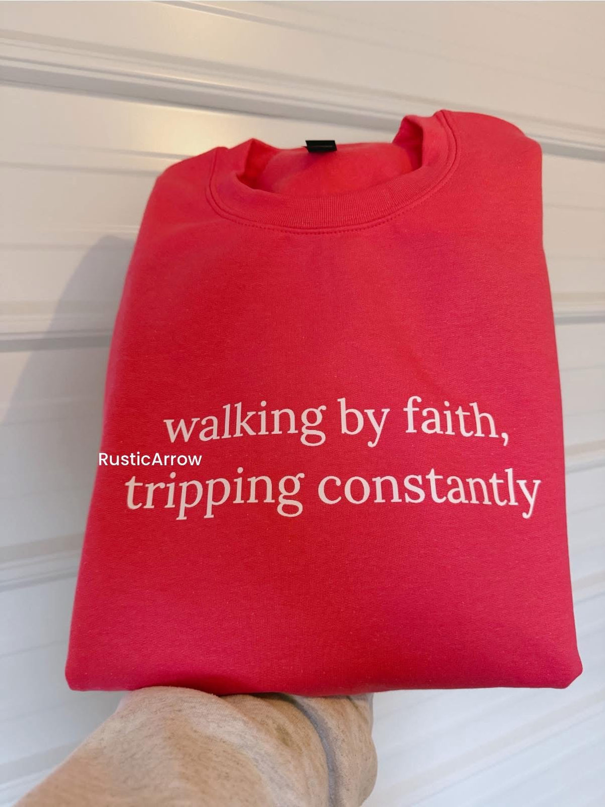 Walking by faith, tripping constantly
