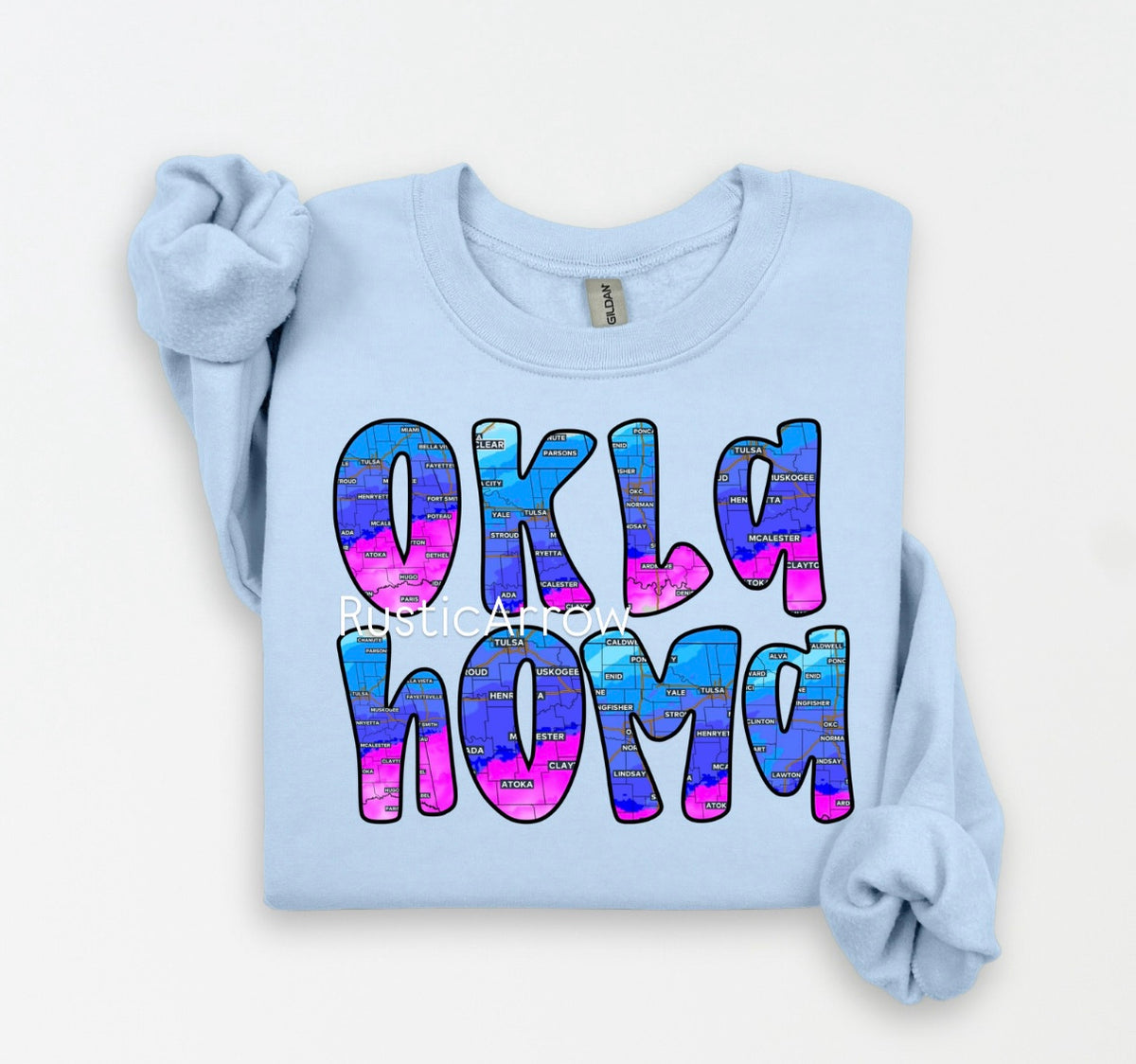 Okla weather map