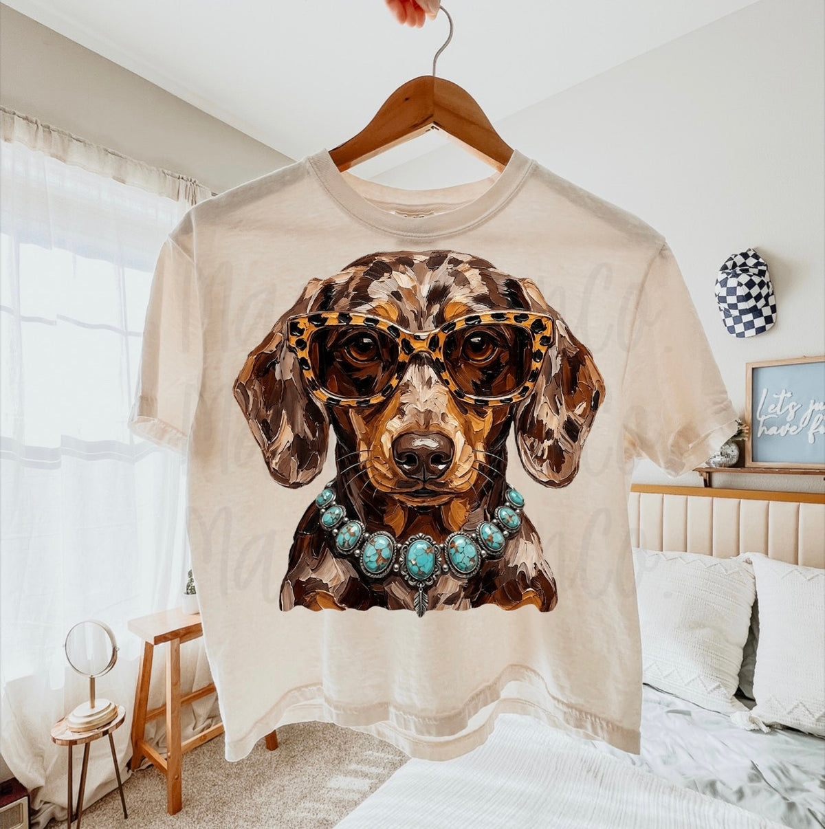Glam dachshund