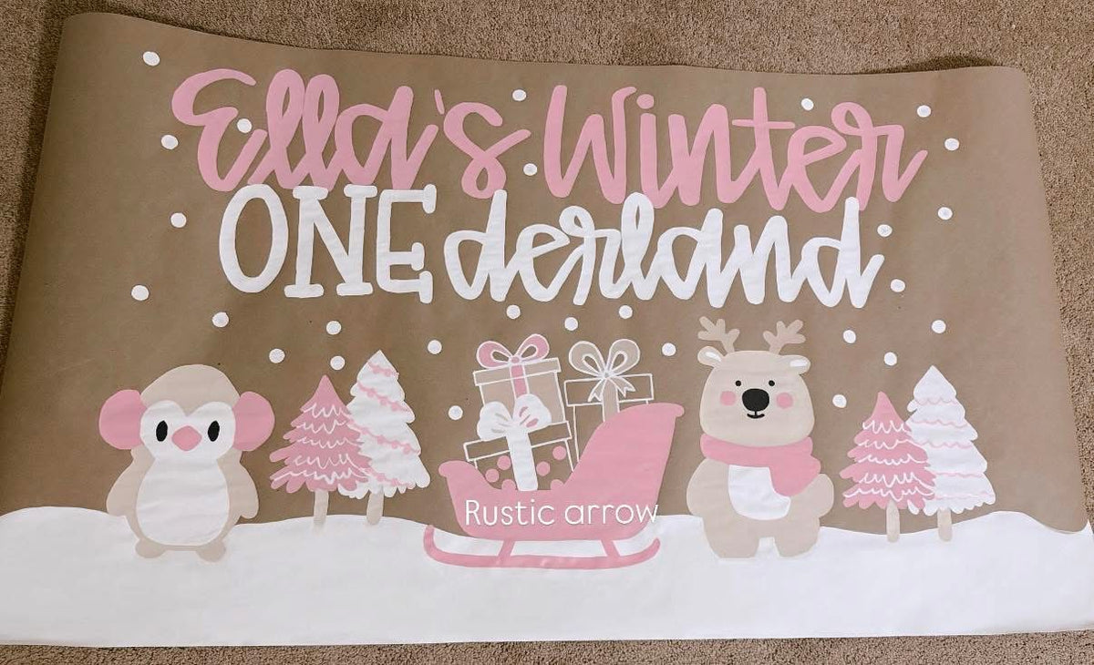 Hand painted banner- design deposit