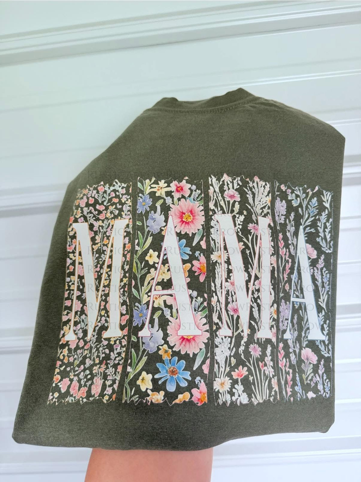 Floral mama block