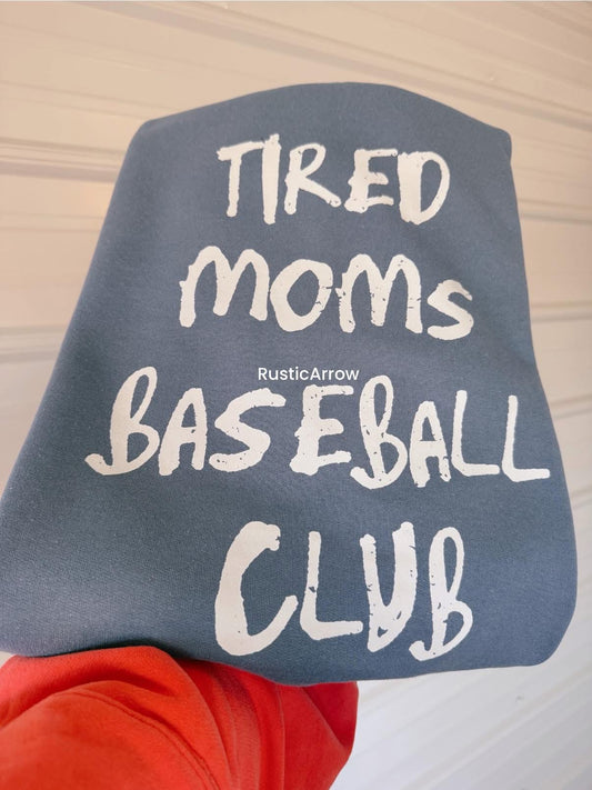 Tired moms baseball club