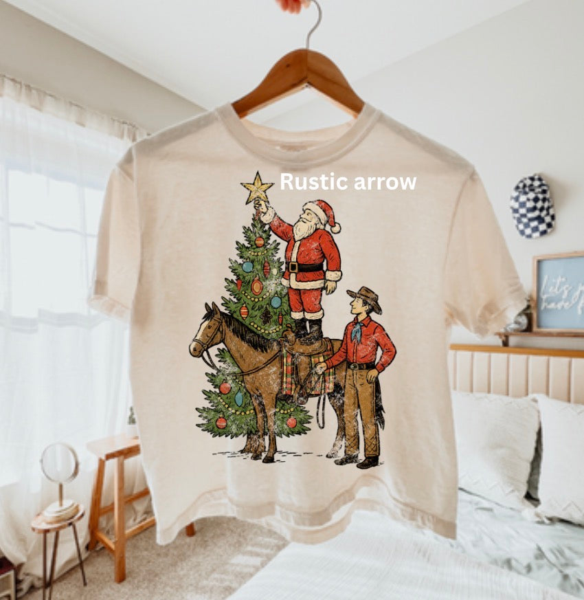 Cowboy Vintage Santa