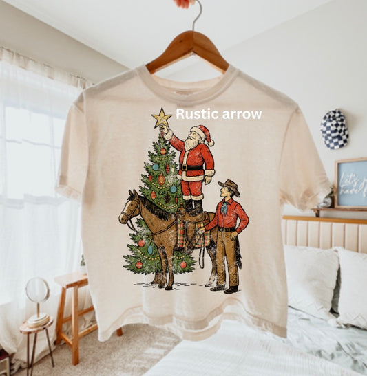 Cowboy Vintage Santa