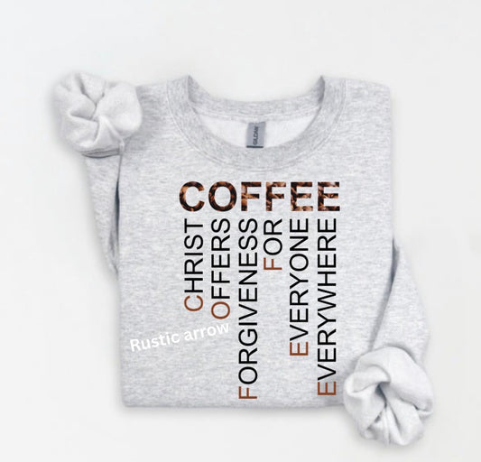 (Coffee) Christ offers forgiveness
