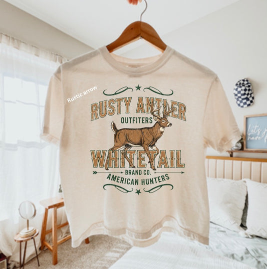 Rusty antler whitetail